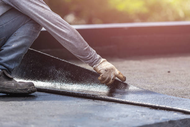 Professional Waterproofing technician working in Lumberton, NJ